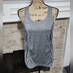 XERSION GREY razorback active workout athletic tank top‎ size small